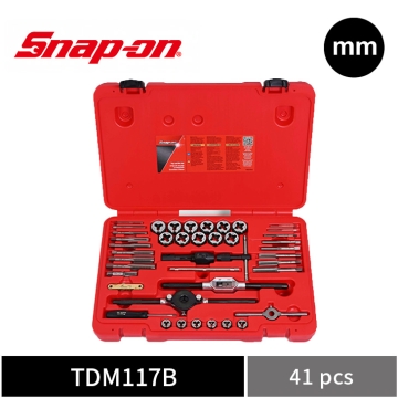 Snap-on 41件式 公制 攻牙組 絲攻板牙特工