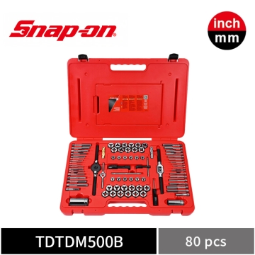 Snap-on 80件式 公/英制 專業級攻牙組 絲攻板牙特工
