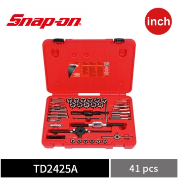 Snap-on 41件式 英制 攻牙組 絲攻板牙特工