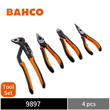 BAHCO® 4件式 全方位鉗子工具組