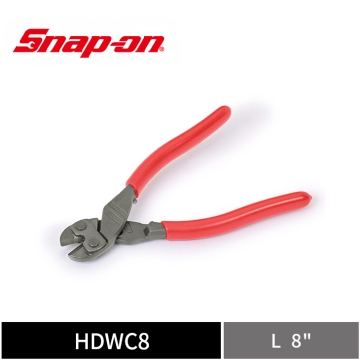 Snap-on 8" 重型鋼絲剪 (紅)