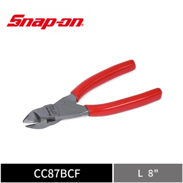 Snap-on 8" ComboCut™ 強力平切斜口鉗 (紅)