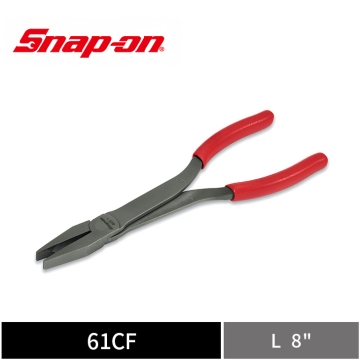Snap-on 8" Talon Grip™ 扁嘴鉗 (紅)