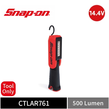 Snap-on 14.4V 500流明 多角度磁吸工作燈 (Tool Only) (紅)