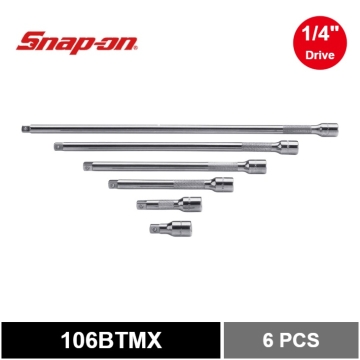 Snap-on 6 件 1/4" 驅動滾花延長套件