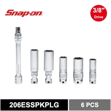 Snap-on 6件式 3/8" 火星塞套筒組