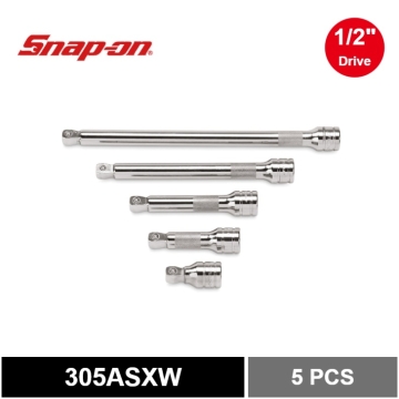 Snap-on 5件式 1/2" 擺動延長套組