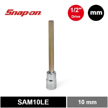 Snap-on 1/2" Drive 4分 公制 10mm 長型六角起子套筒