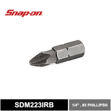 Snap-on 1/4" ACR® #3 PHILLIPS®  六角柄起子頭