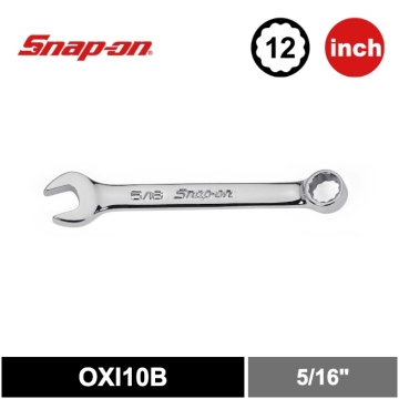 Snap-on 5/16" 12角 英制 Flank Drive® 超短梅開扳手