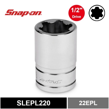 Snap-on 1/2" Drive 22EPL TORX Plus® 引導式套筒