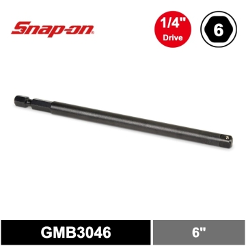 Snap-on 1/4" Drive 6" 長型1/4" 六角 轉1/4吋 方形 轉接頭