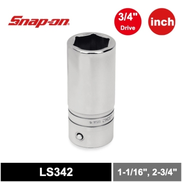 Snap-on 3/4" Drive 6角 英制 1-1/16吋 Flank Drive® 深型套筒