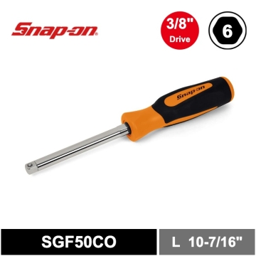 Snap-on 3/8" Instinct® 軟握把 套筒起子 (橘色)