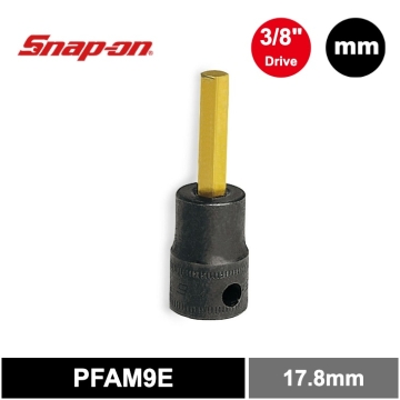 Snap-on 3/8" 六角 公制 9mm 動力起子頭套筒