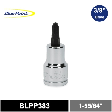 Blue-Point® 3/8" PHILLIPS®#3 十字標準型 起子頭套筒