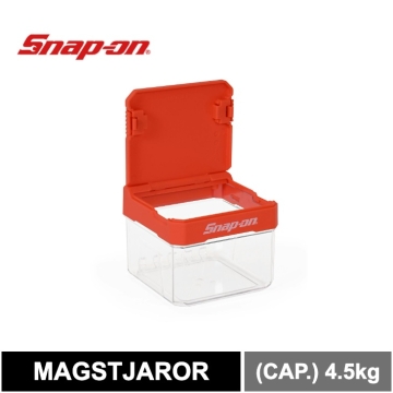 Snap-on 磁吸零件透明收納盒 (橘)