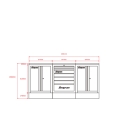 snap on 雙開七抽雙開 下櫃 尺寸